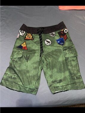 Billabong Mens Green Graphic Swim Trunks / Shorts Size 28